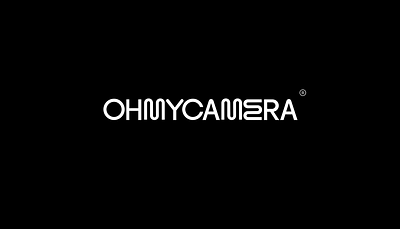 OH MY CAMERA branding design graphic design logo logo design logotype typography