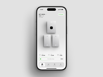 SPT app app power product solar storage ui
