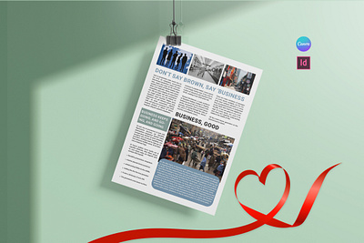 Newsletter layout business plan