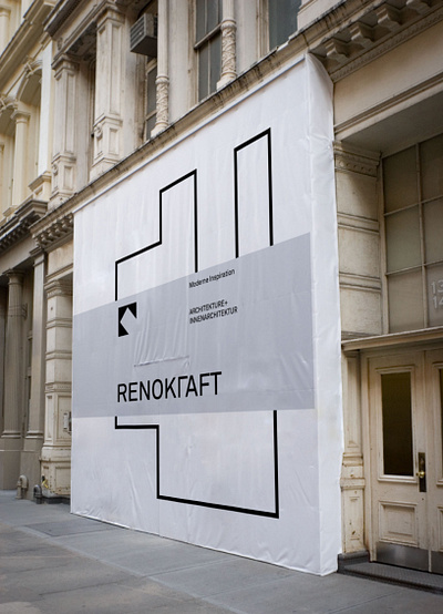 Renokraft Architecture architecture branding design graphic design logo logo design logotype typography