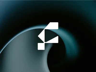 Minimal F monogram logo for tech company or business brand aesthetic logo business logo clean logo creative logo custom logo design f lettermark logo geometric logo lettermark logo logo minimal logo modern logo professional logo simple logo