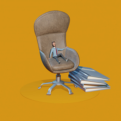 Micromanager/ Blender3D illustration 3dcartoon 3dillustration b3d blender3d micromanagement micromanager office office acrtoon