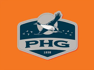 Pintail Shield ball cap duck duck hunting graphic design illustration patch pintail tee shirt waterfowl