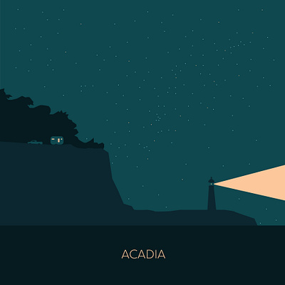 A series of iconic American destinations for ChenMed calendar graphic design illustration poster social media vector