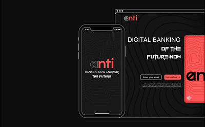Anti - Banking Application app branding graphic design ui