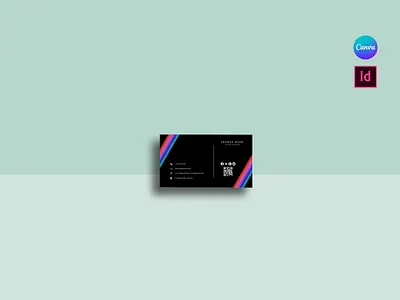 Business card template symbol