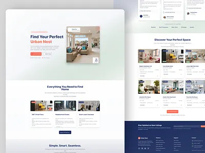 Rental Studio Landing Page animation branding design graphic design illustration landing landingpage logo typography ui ux vector webdesign website