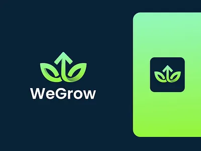 Grow logo design ( for sale ) agriculture app icon logo arrow logo brand identity branding eco brand eco tech gradient logo green logo growth logo leaf logo logo logo design minimal logo modern logo nature logo organic plant logo startup logo sustainability