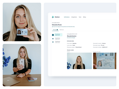 Veriff Brand Photography on product design system