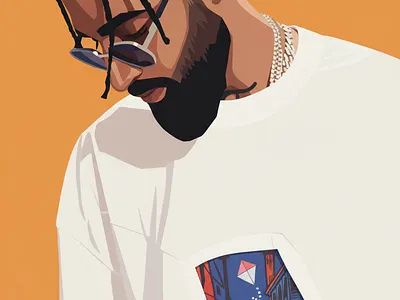 Portrait Vector illustration animation design graphic design illustration ui vector