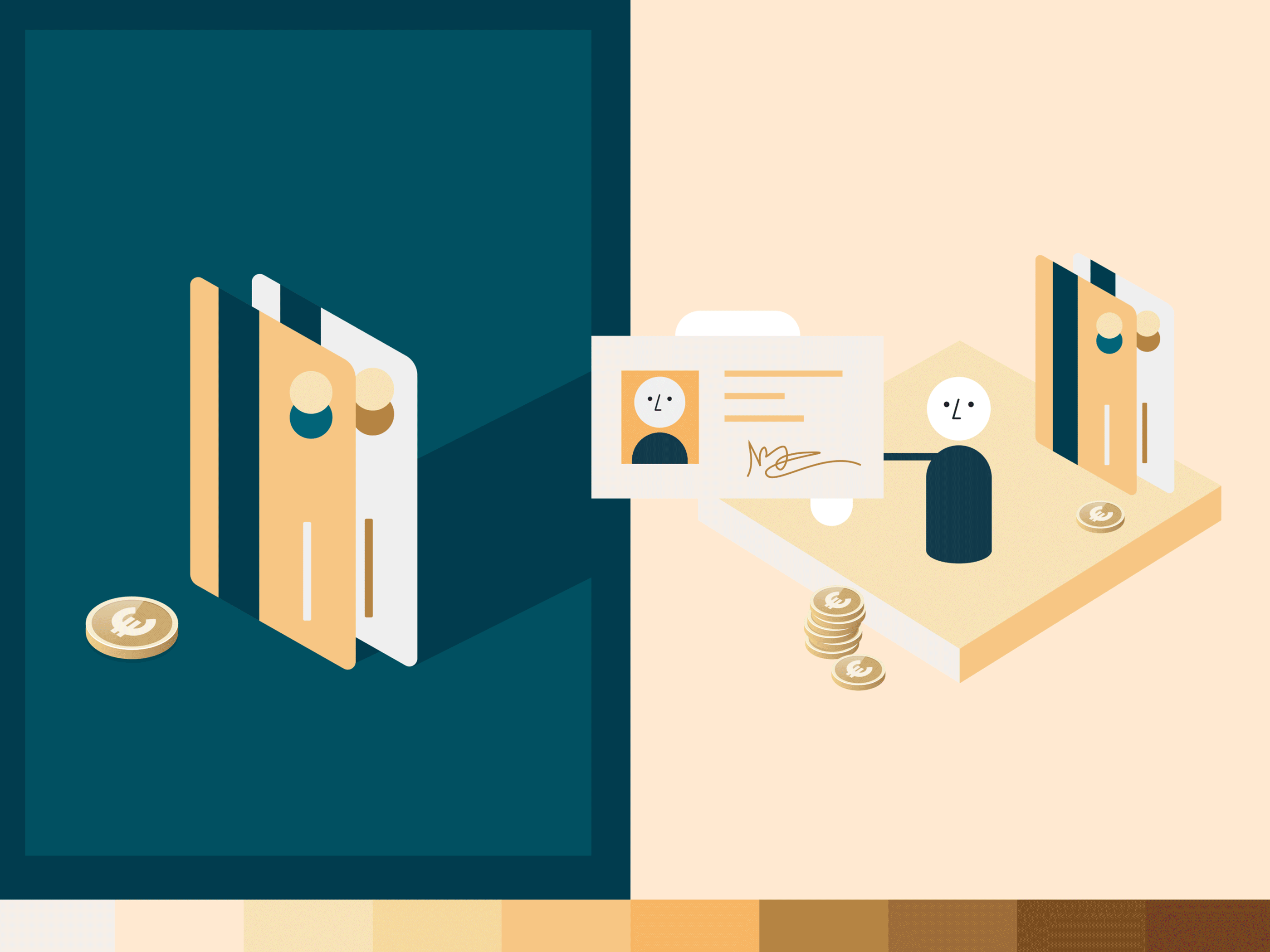 Veriff Brand Illustration - Industries design system