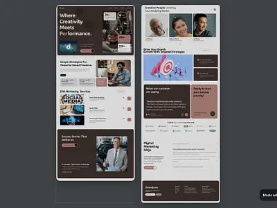 Brandova — Digital Marketing Agency Website Design