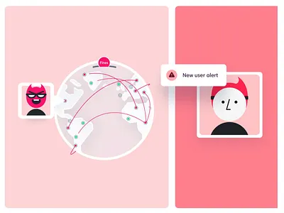 Veriff Brand Illustration - User Alert Animations design system