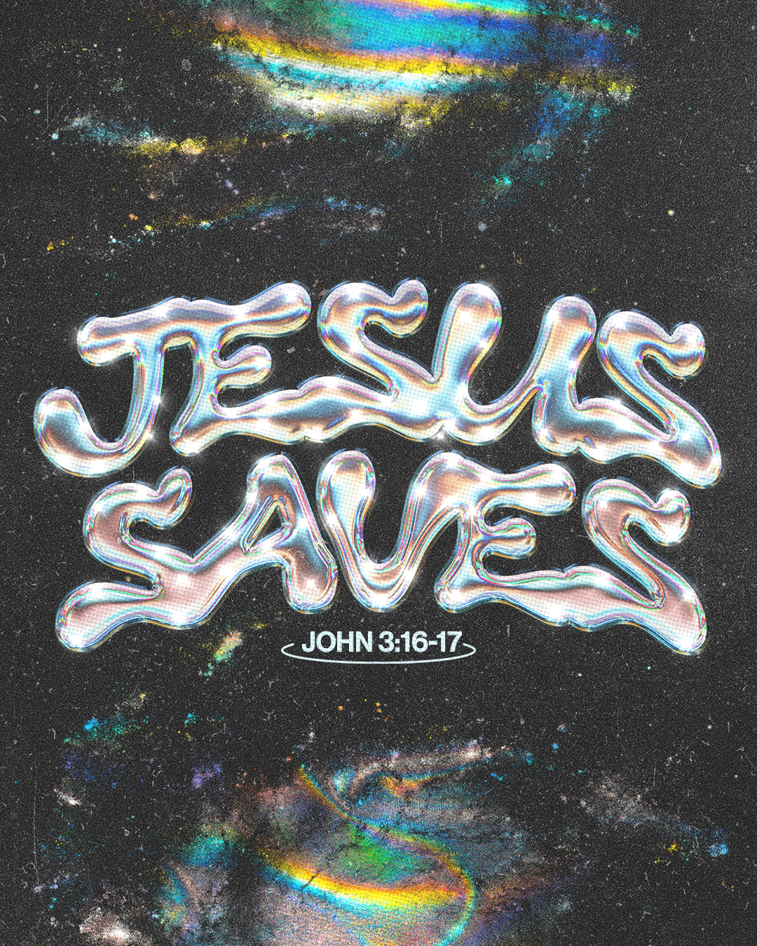 Jesus Saves | Christian Poster christian