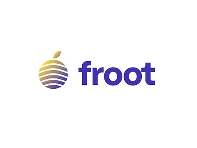 Froot (Upwards Momentum + Fruit) ai artificial intelligence b2b b2c branding branding and identity crypto design dribbble fruit graphic design identity logo logo design machine learning ml modern money tech web3
