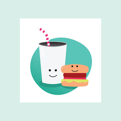 Fun Food Illustration adobe photoshop branding design graphic design illu illustration logo typography