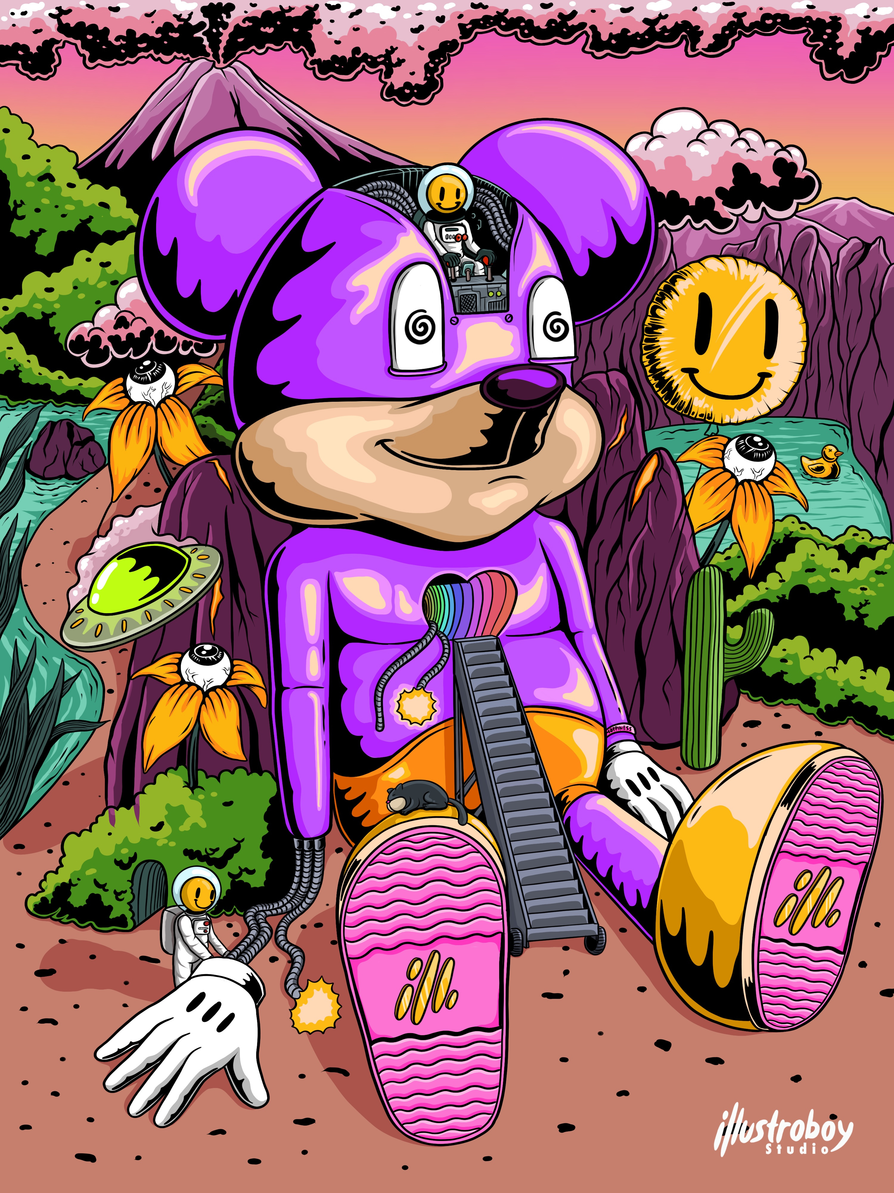 Example of Custom Cool Illustration