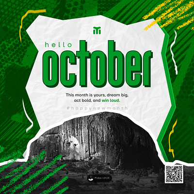 New Month Flyer Design - October branding design flyer graphic design happy new month hello october new month new month flyer new month flyer design october october design october flyer design post social media