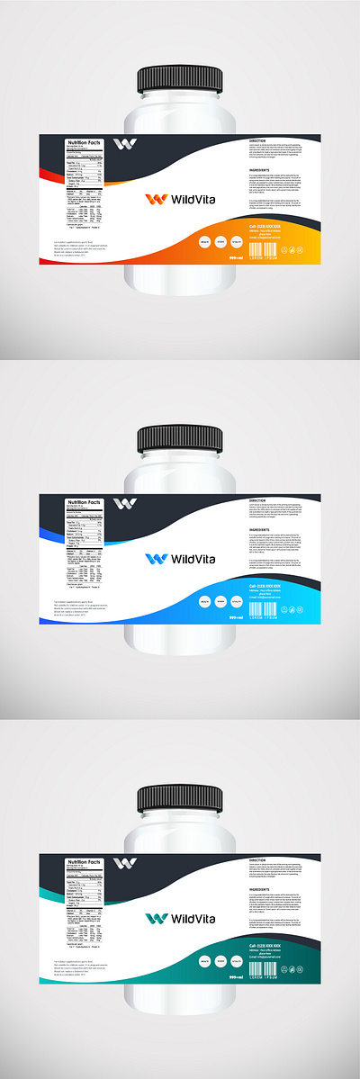 Vitamin Package Design branding creative design design graphic icon illustration logo logo design logodesign ui