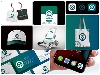Creato Mark Logo Brand Identity Design app icon app logo brand identity brand strategy brand symbol business identity company branding corporate logo creative brand digital branding logo logo design minimal logo modern design professional brand professional design smart logo startup logo tech logo tech startup