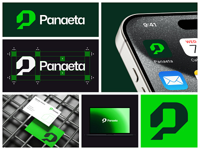 Panaeta - Visual Identity agency branding business logo design futuristic graphic design icon illustration logo logo branding logo design logo for sale logo inspiration logo presentation minimalist logo mobile app personal logo simple logo technology technology logo