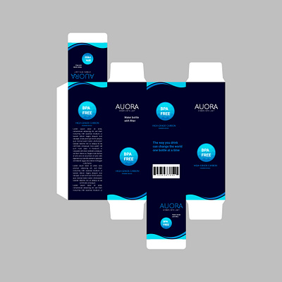 auora water packge design branding creative design design graphic icon illustration logo logo design logodesign ui