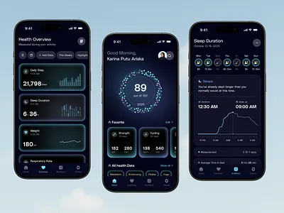 Putu - Health & Tracker Mobile Apps digital health health health and wellness health app design health monitoring health tech health tracker health tracking landing page design mobile apps productdesign saas saas app saas landing page saashealth saasproduct ui ux health web design wellness app wellness tech