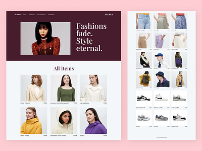 Sterna - Apparel Store Catalog