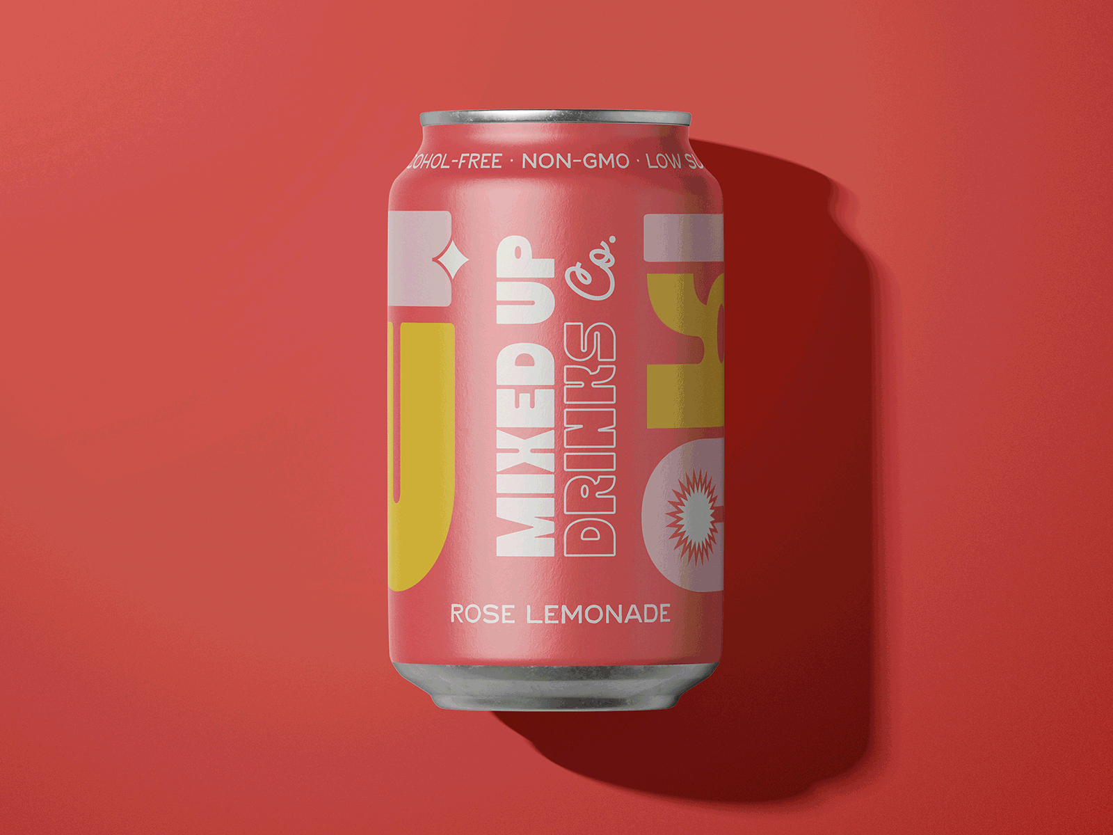 Mixed Up Drinks Co. beverage can design graphic design label design logo packaging vector visual design