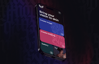AI Powered Tattoo Generator ai android app artifical intelligent create generator image ios tattoo