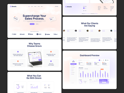 Sales management Saas Website b2b finance website homepage landing page product saas saas product sales sales landing page sales management sales management dashboard sales management website trending ui ux web design website