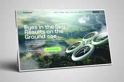 AI-Powered Agro Drones agro ai drone field service website