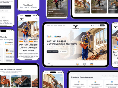 Gutter Clean Services Website Design cleaner landing page cleaning gutter clean company gutter clean landing page gutter clean services gutter clean website gutter cleaner website gutter website landing page radiyal real estate responsive web design roof clean website roof website roofing service ui ui design ui ux web design website design