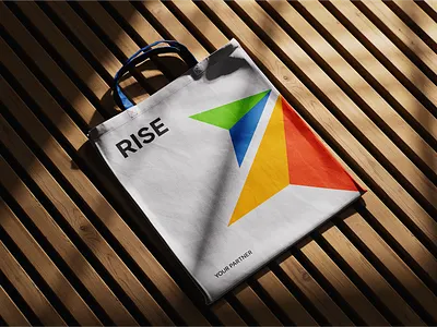 Corporate logo, Logo design, Sustainable logo branding corporate corporate logo icon logo logo design logo mark rise