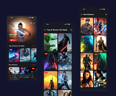 Smart Streaming UI – OTT Mobile App Concept appconcept dailyui designshowcase dribbbleshots mobileappdesign ottdesign productdesign streamingapp uidesign uiinspiration uxdesign