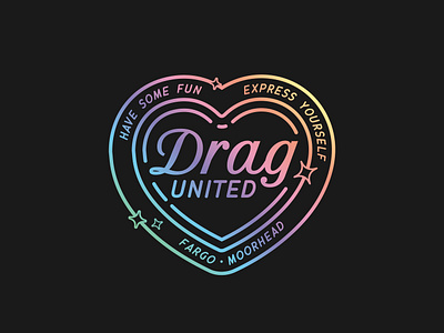 Fargo/Moorhead Drag United branding design graphic design logo vector