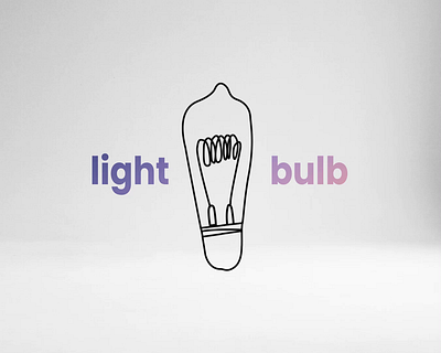 Light bulb animation
