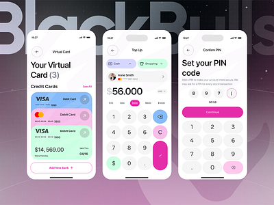 Digital wallet mobile application ui design app app design banking blockchain crypto wallet cryptocurrency digital wallet finance financial fintech mobile mobile app mobile design money transaction ui ux wallet wallet app