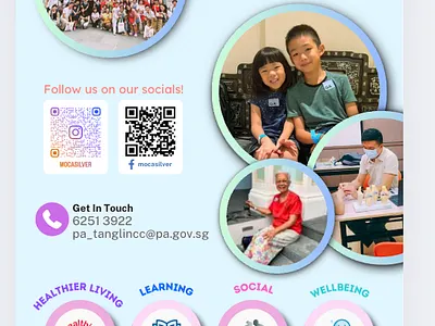 Pull Up Banner for MOCA Silver Group banner pullup