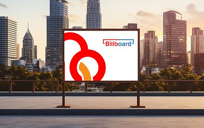 Realistic Billboard Mockup Design Psd frame mockup poster frame v wall poster wall frame