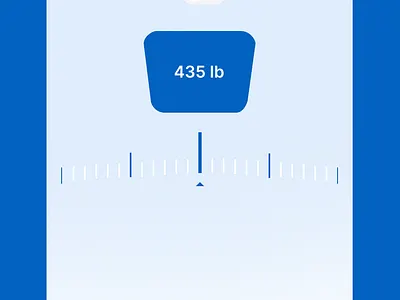 Weight Measure Onboarding Screen android app app design behance clean ui dribble design ios app minimal design mobile app mobile ui modern design onboarding onboarding screen product design ui design ui ux user experience user interface ux design weight measure screen welcome screen