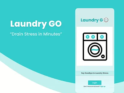 Laundry Go: User-Centric Digital Laundry App branding case study design thinking graphic design laundryapp mobile app service design smart living ui design ux design