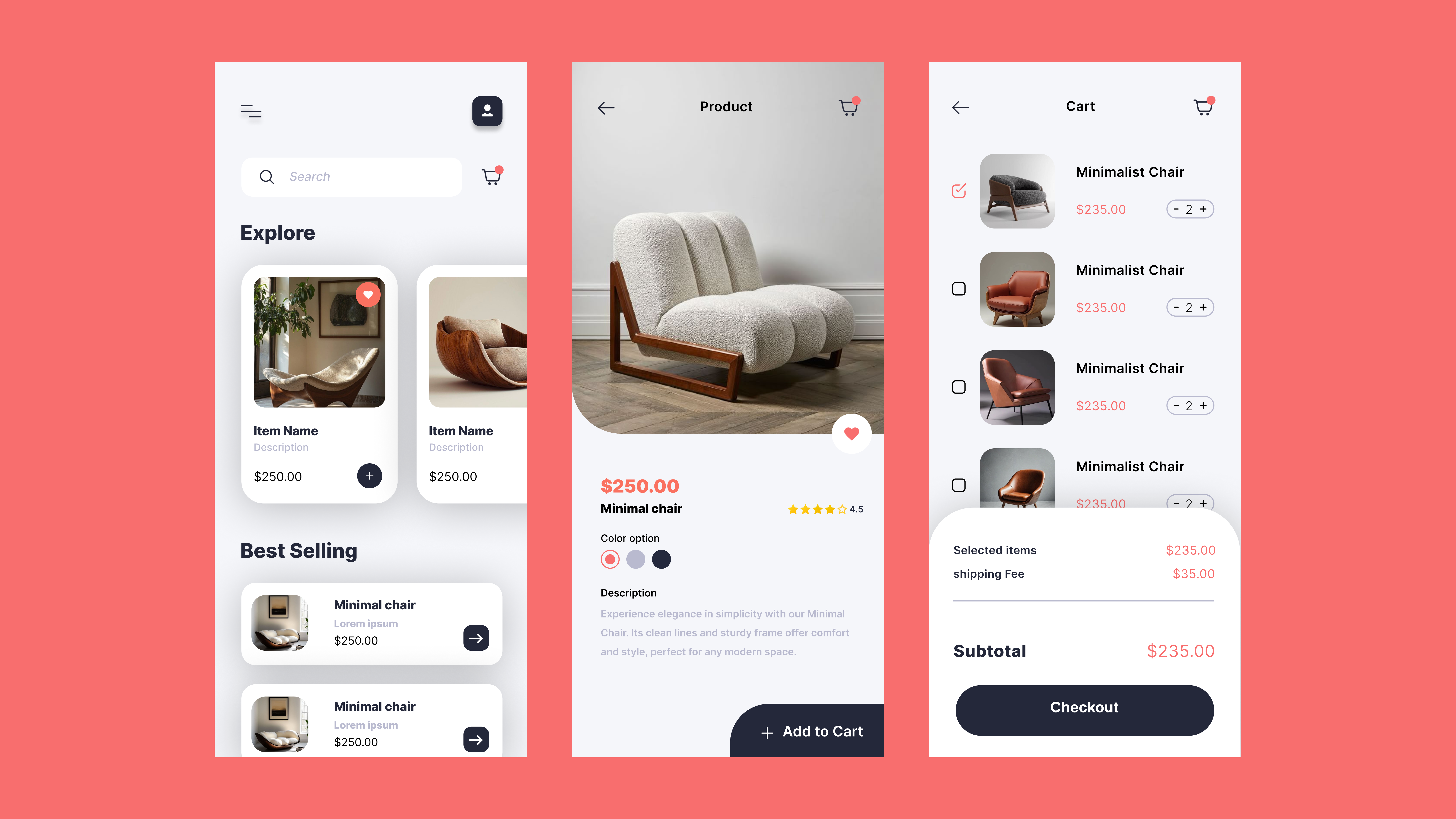 Example of UI/UX Design For Web & Mobile Apps