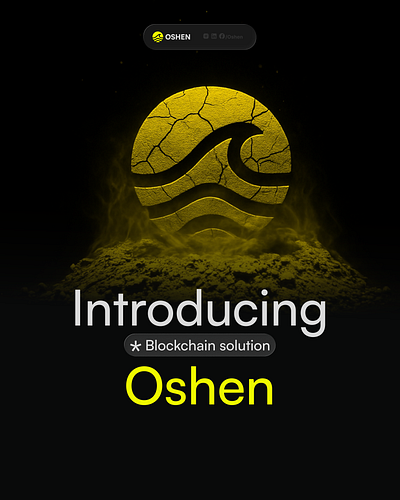 Oshen Social Media Designs blockchain graphic design oshen posters social media posters somali somali desginer