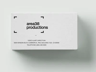 Area 38 productions branding design graphic design logo logo design logotype typography