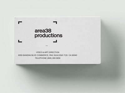 Area 38 productions branding design graphic design logo logo design logotype typography