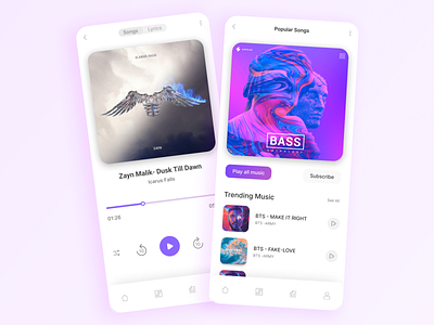 Music Player UI adobe xd app behance daily ui design figma ui