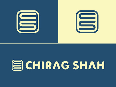 C S Logo | Chirag Shah | Personal Branding adobe illustrator brand identity branding c logo c s logo c s square corporate brand identity curvy graphic design lettermark logo logotype minimal minimalistic logo monogram logo personal branding s logo simple trendy typography