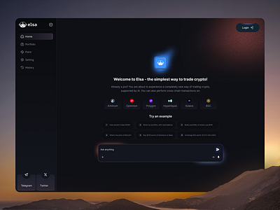 AI Crypto Chat Platform ai ai chatbot ai operator ai platform ai product ai production artificial inteligence chat chatgpt claude deepseek grok open ai platform product startup ui ux web website