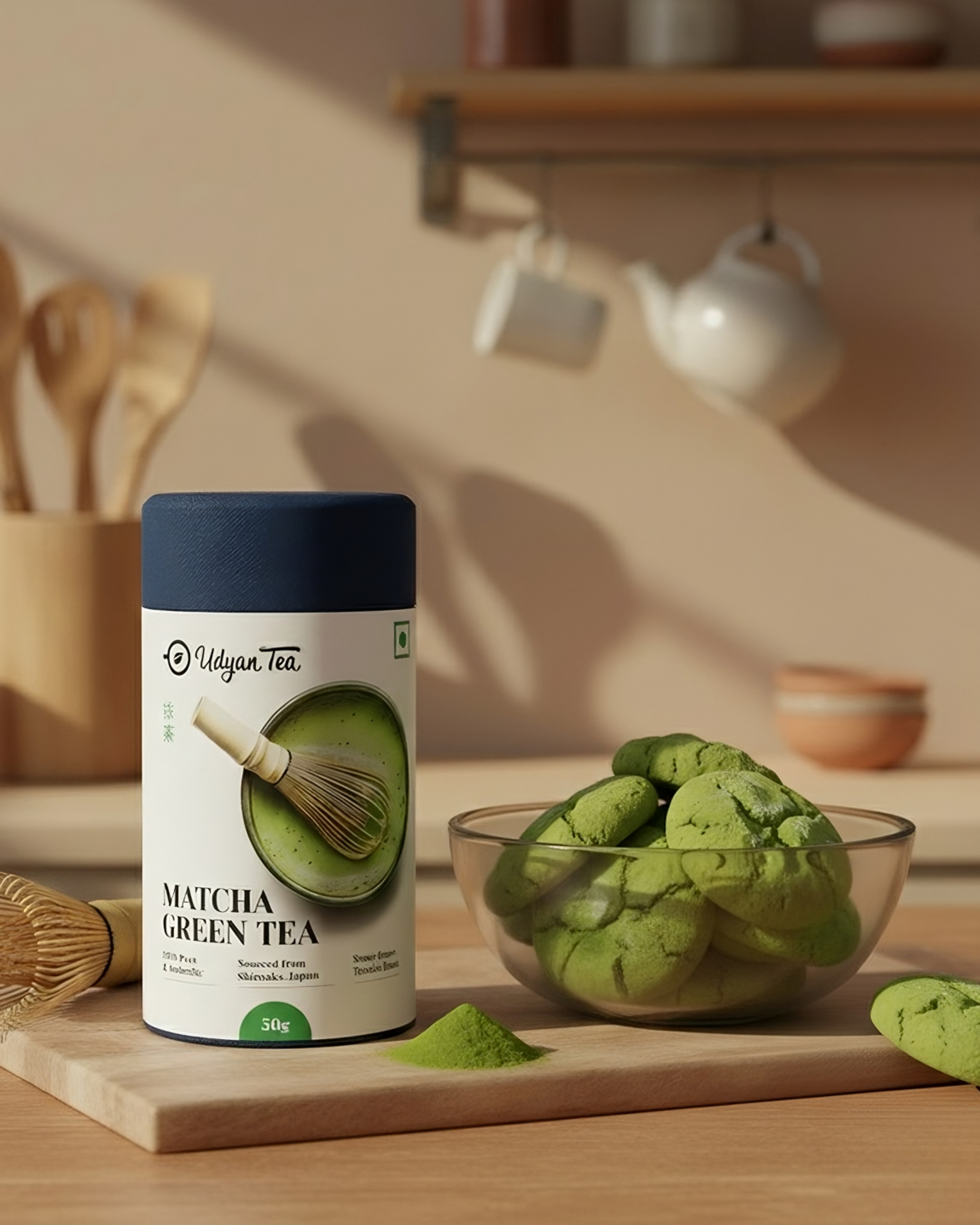 Packaging Design for Udyan Tea – Matcha Tea 🍵 appdesign branding figma framer logo packaging product design ui ux website designer